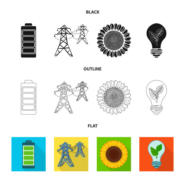 孤立的创新对象和技术标志图片下载