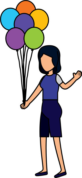 气球里飘着氦气图片下载