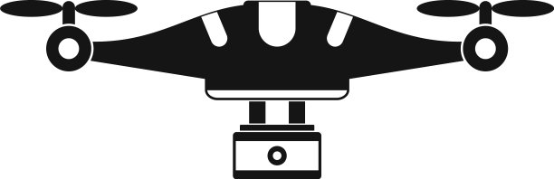 相机无人机图标简单的风格图片下载