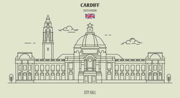 加的夫市政厅图片下载