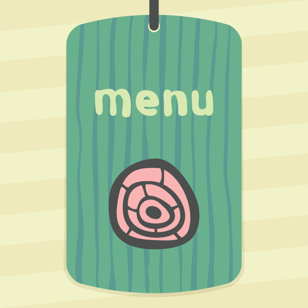 轮廓肉切割图标现代信息图形标志图片下载