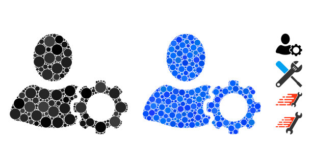 选项马赛克图标球项目图片下载