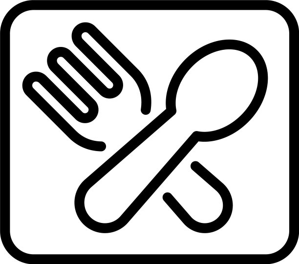 厨房图标轮廓风格图片下载