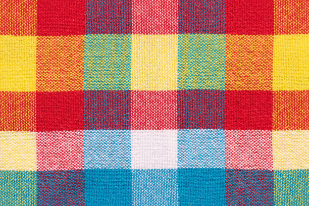 格子布。巴西“festa junina”背景。图片下载