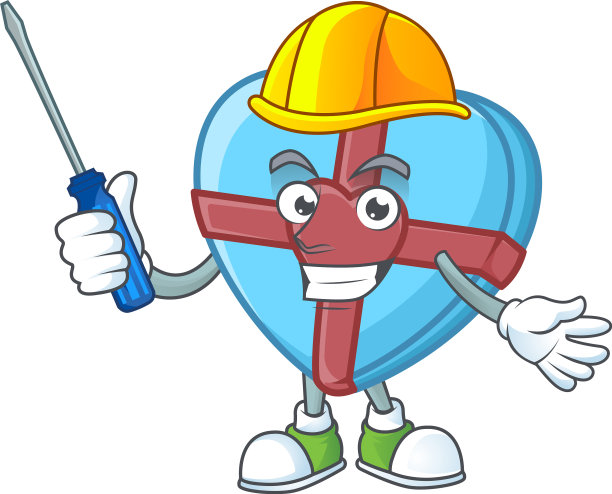 酷汽车爱情礼物蓝色卡通图片下载