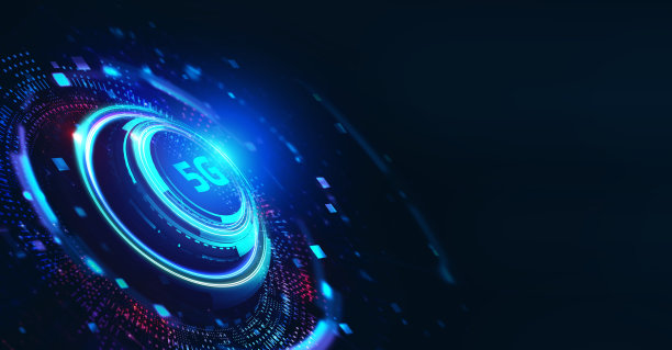 5G网络概念：高速移动互联网，新一代网络。商业、现代科技、互联网和网络概念素材图片