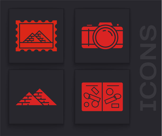 护照页加盖签证邮票及邮票图片下载