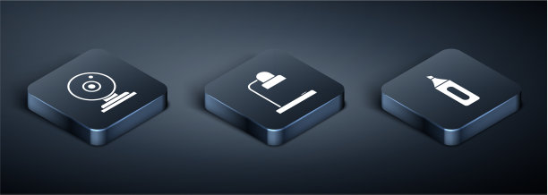 设置等距网络摄像机、记号笔和表格图片下载