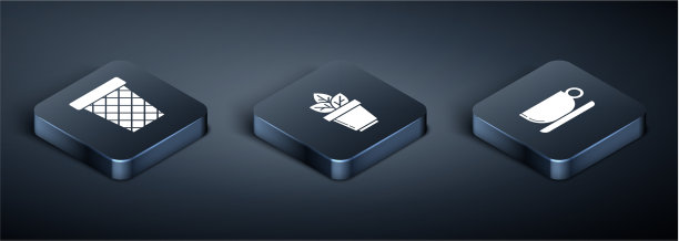 设置等距垃圾桶和咖啡杯图片下载