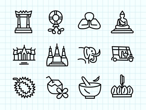 泰国涂鸦画图片下载