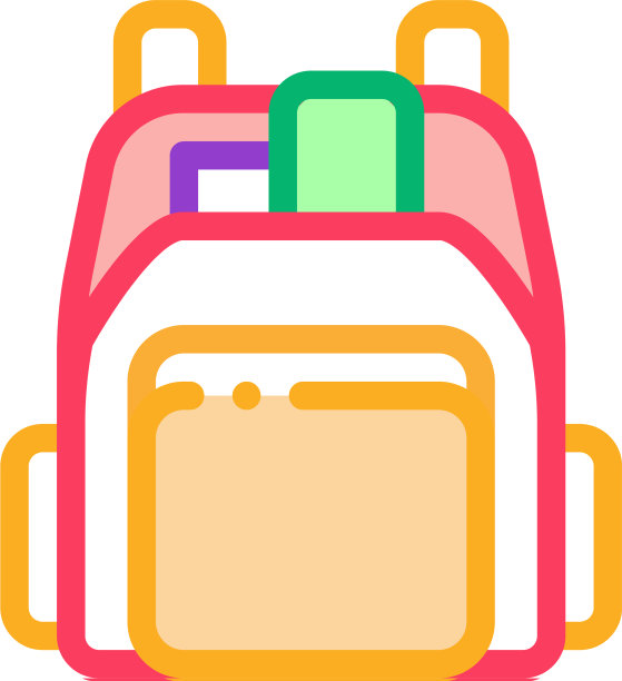 人类商店背包的图标轮廓图片下载