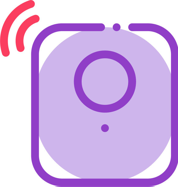 报警信号传感器图标轮廓图片下载