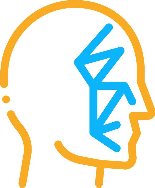 面部扫描点点投影仪图标图片下载