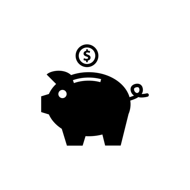 存钱罐图标矢量插图模板设计流行图片下载