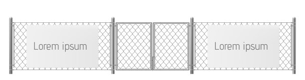 广告横幅上拉姆齐击剑逼真图片下载