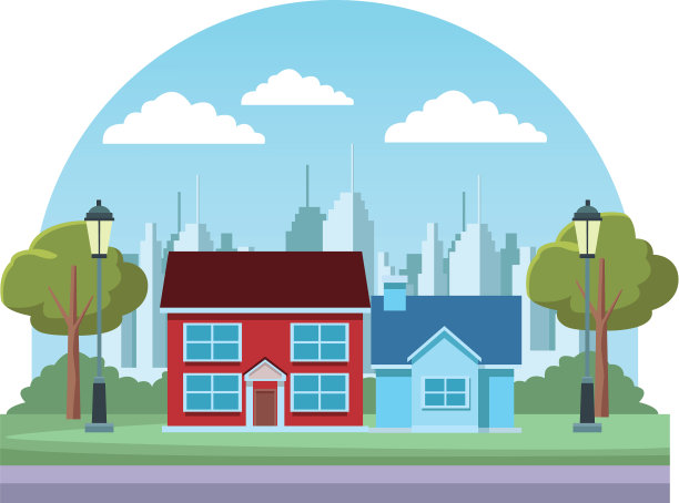 城市建筑组合图片下载