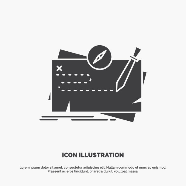 游戏地图任务任务角色图标字形灰色图片下载