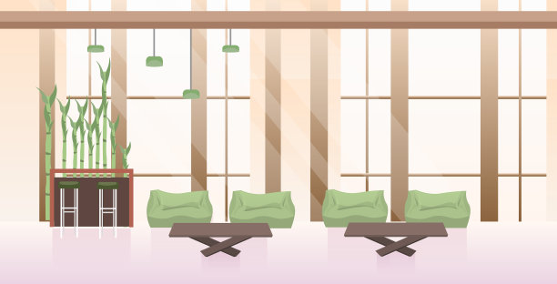 大堂空无一人等候区图片下载