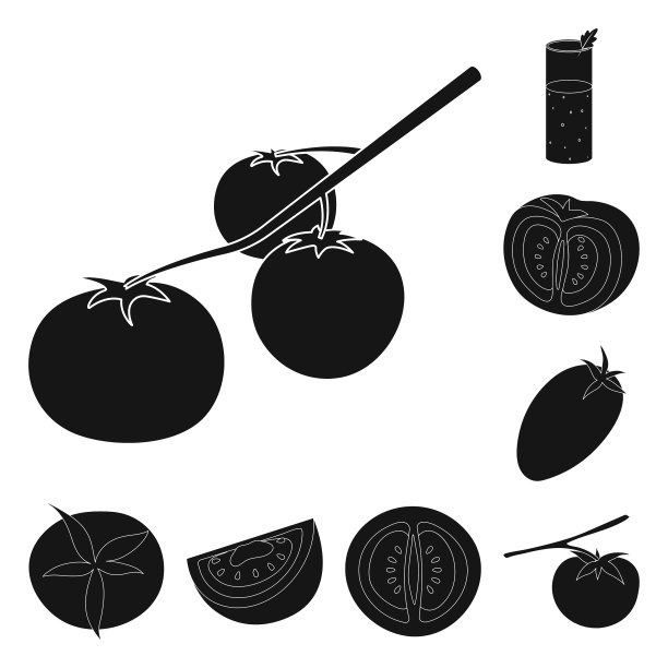 孤立的对象产品和自然的图标集图片下载