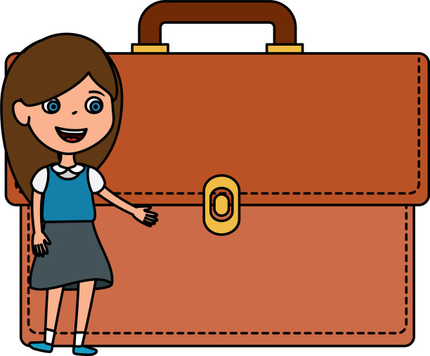 带着作品集的小女生图片下载