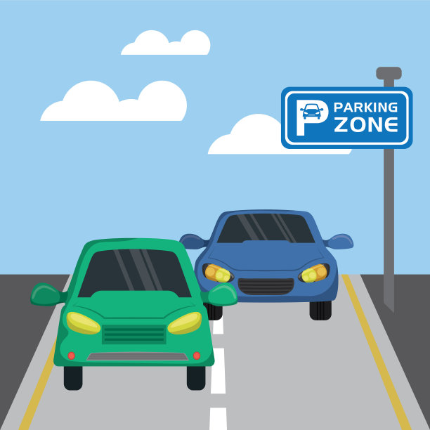 有停车信号的车辆图片下载