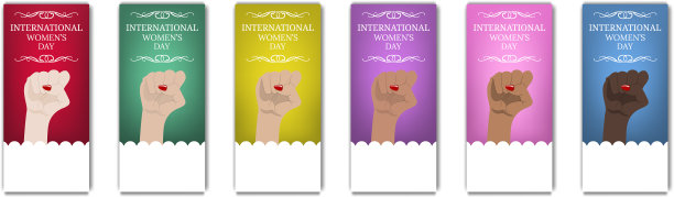 国际妇女节传单小册子图片下载