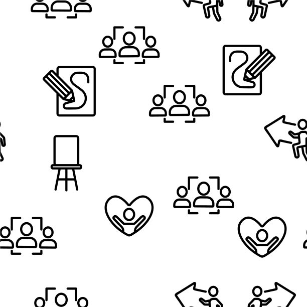 不同的人才无缝模式图片下载