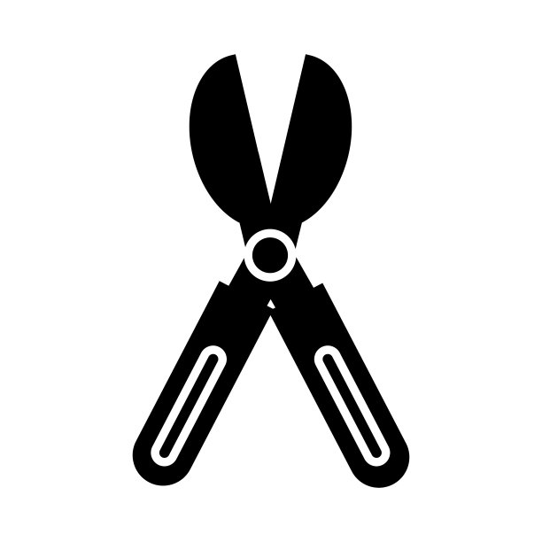 花园剪刀立体图标图片下载