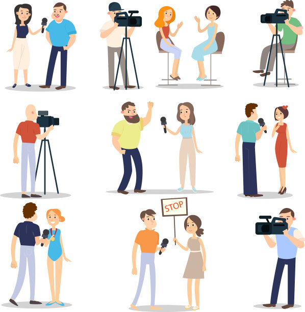 设置不同的采访现代都市图片下载