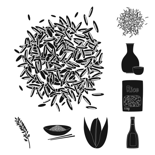 设计饮食和烹饪图标集图片下载