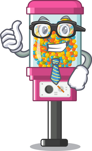 卡通里的商人糖果自动售货机图片下载