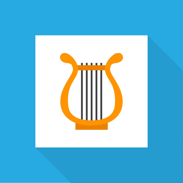 爱乐乐团的图标平坦象征优质图片下载