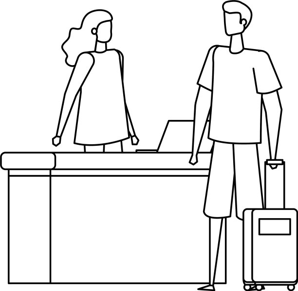 女人在机场工作，电脑和男人图片下载