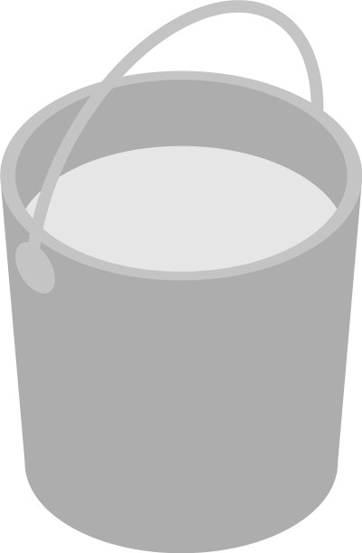 牛奶桶图标等距风格图片下载