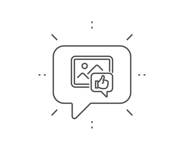 就像照片线图标竖起大拇指一样图片下载