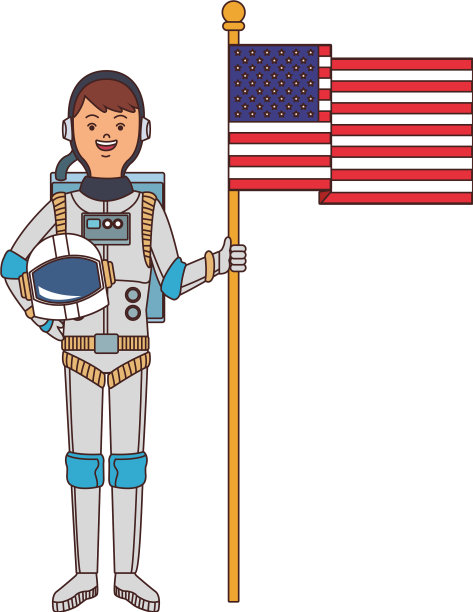 女宇航员卡通图片下载