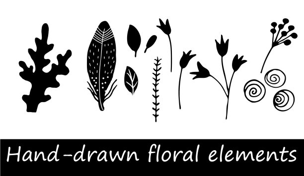 收集手绘花草图片下载