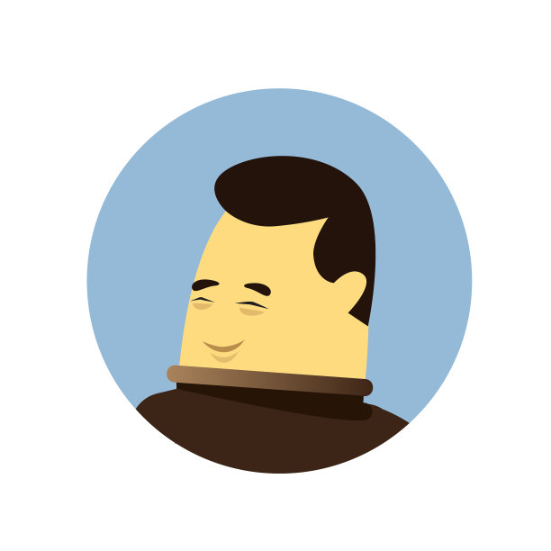 亚洲商人头像图标孤立的中国人或图片下载