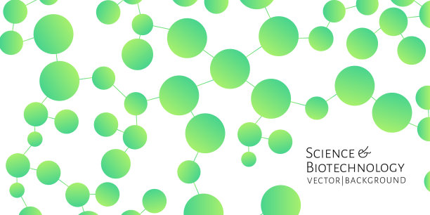 宽屏现代背景与绿色化学图片下载