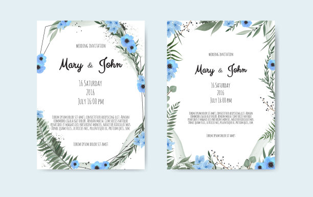 一套卡片与花玫瑰叶和图片下载