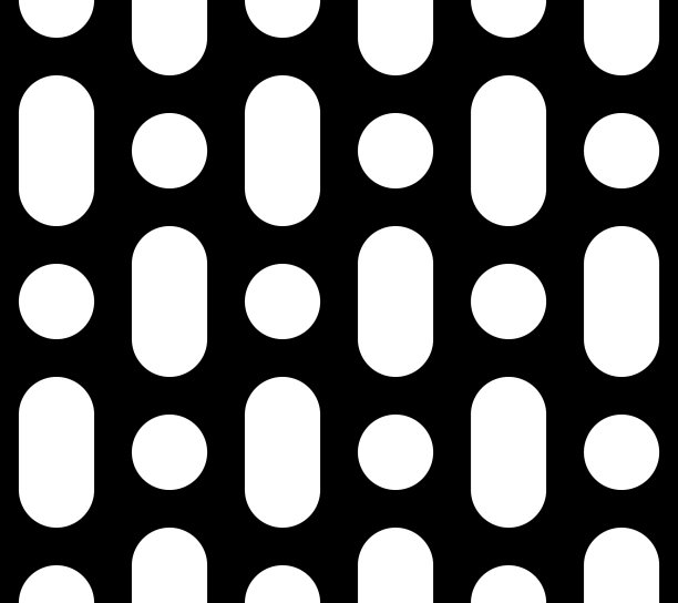 简单的几何无缝线圆图案图片下载