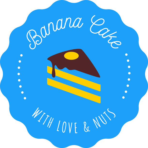 复古风格的蛋糕标志图片下载