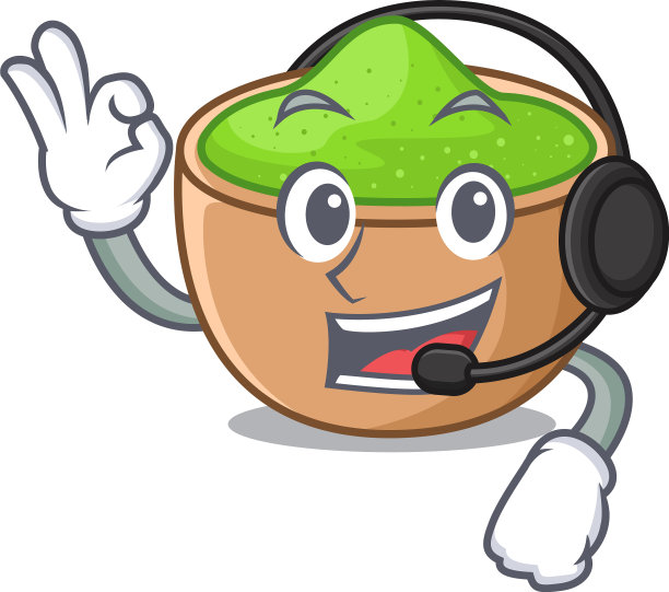 用抹茶粉与耳机隔离用图片下载