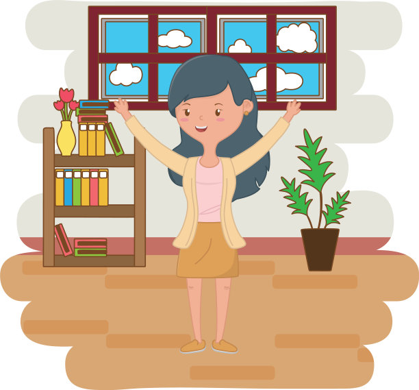 少女卡通设计图片下载