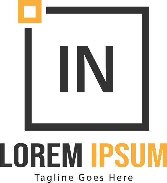 初始在标志模板与现代框架图片下载