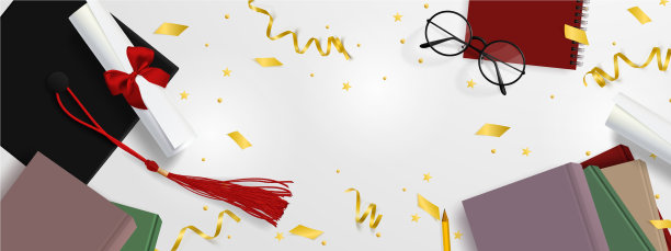 毕业横幅模板背景图片下载