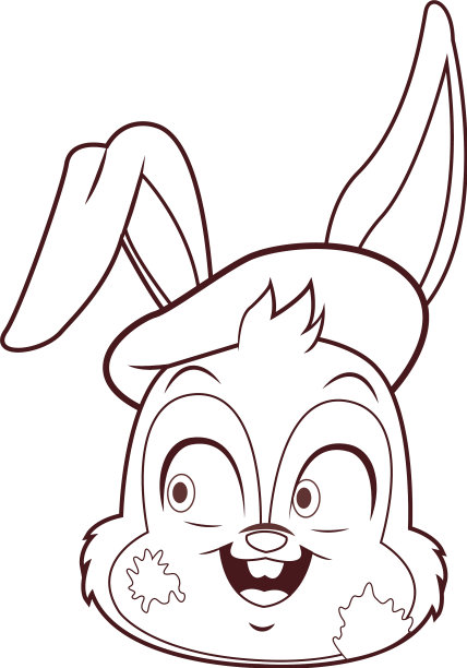 兔子脸卡通图片下载