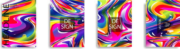 抽象的背景纹理色彩鲜艳图片下载