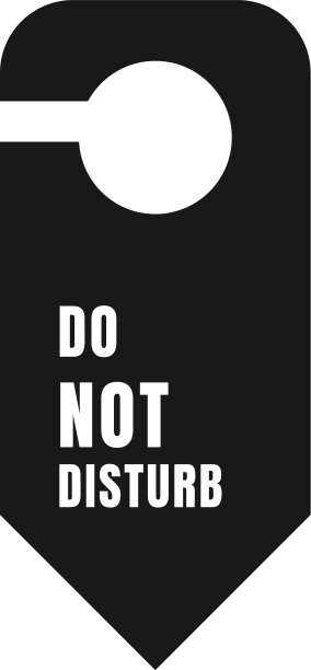 纸张不打扰标签图标样式简单图片下载