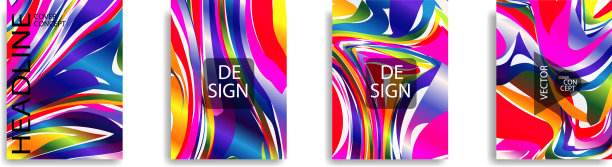 抽象的背景纹理色彩鲜艳图片下载